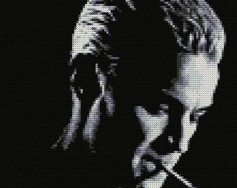 Spike cross stitch pattern 2