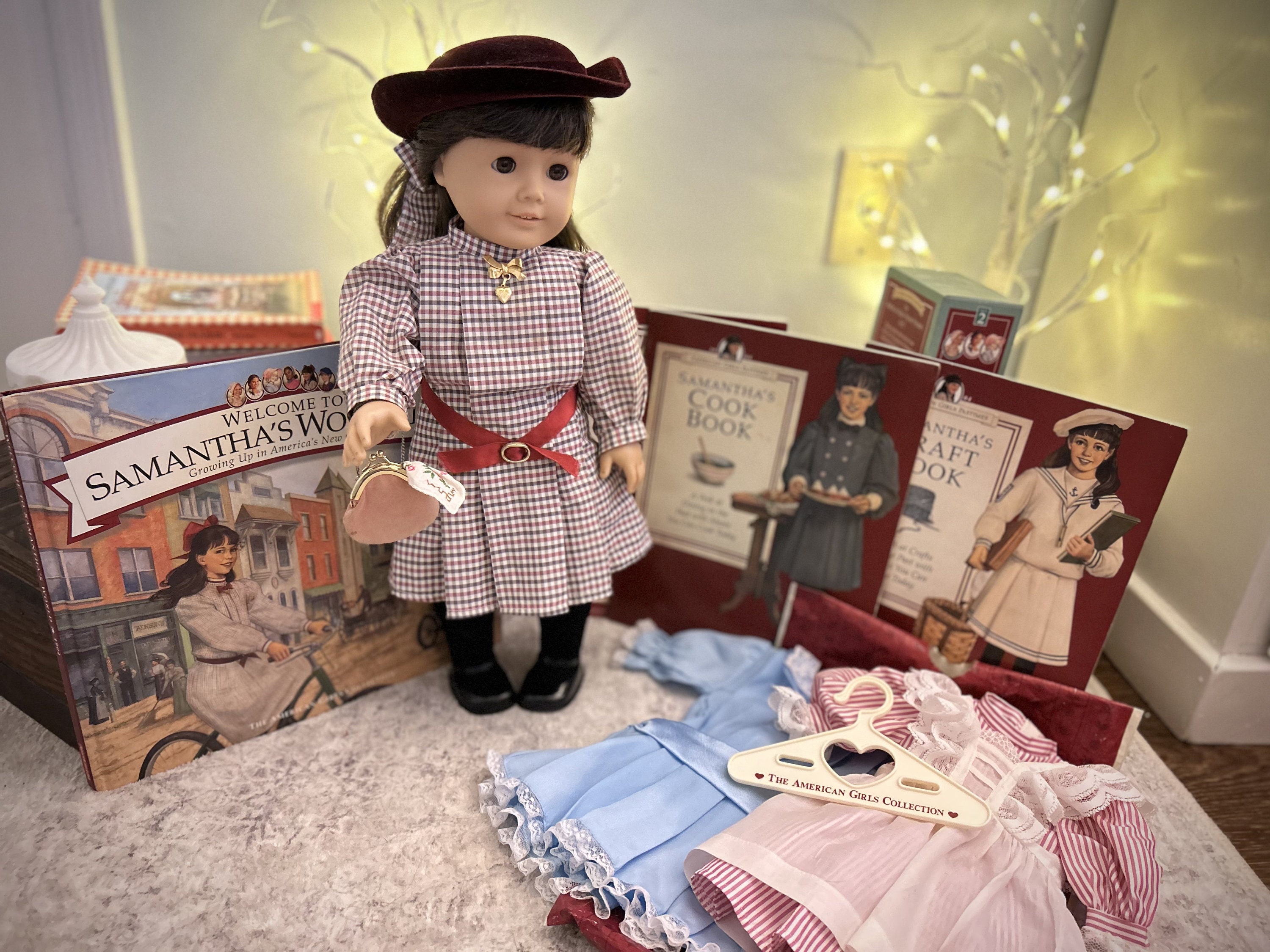 Pleasant Company American Girl Doll Samantha With Accessories & Books RARE  -  Canada