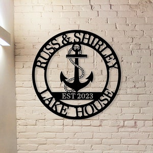 Custom Name Sail Nautical Wheel Vinyl Wall Sticker – Removable Nursery Kids Decor