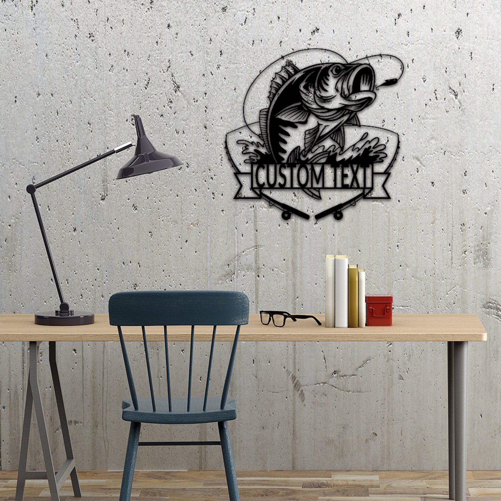 Custom Metal Fish Sign,fishing Gifts for Men,personalized Fishing Metal ...