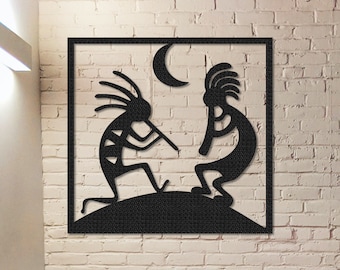 Kokopelli Metall Wandkunst, Kokopelli Metallschild, Stahl Outdoor Decor, Kokopelli Wanddekor, Metall Wandkunst, Stahl Wandkunst, Terrasse Dekor