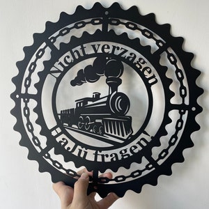 Custom Train Metal Sign,Railway Wall Art for Train Room Decor,Personalized Railroad Sign,Train Sign For House Decor,Housewarming Gift