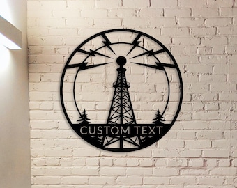 Custom Ham Radio Sign,Personalized Radio Wall Art,KC4ABC Sign,Radio Name Sign,Radio Station Decor,Radio Lover Gift,Gift for Dad