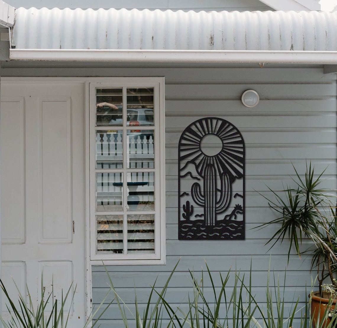 Cactus Metal Sign,cactus Monogram,cactus Wall Art,cactus Wall Decor ...