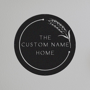 Custom Welcome Sign Name,Personalized Family Sign Name,Front Door Decor,House Decor,Family Sign,Indoor Decor,Metal Welcome Sign,Wall Art