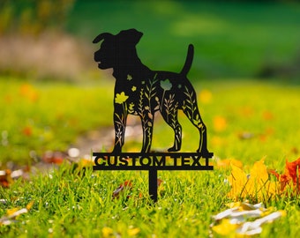 Custom Jack Russell Memorial Stake Sign,Pet Grave Markers Sign, Metal Sign With Stake,Pet Loss Gift,Sympathy Sign, Remembrance Stake