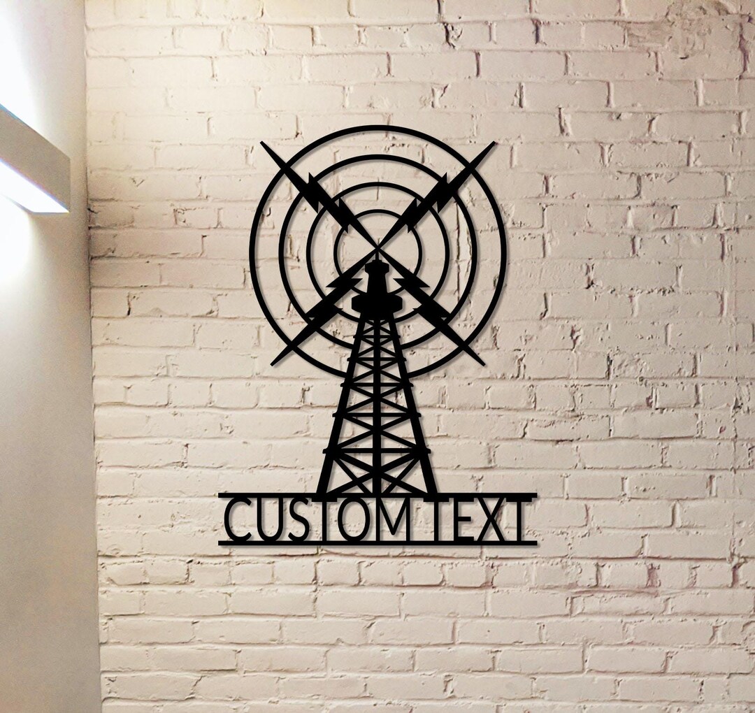 Personalized Ham Radio Sign,custom Radio Wall Art,call Sign,radio Name ...