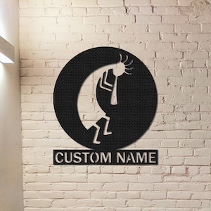 Custom Kokopelli Metal Wall Art,Personalized Kokopelli Metal Sign,Steel Outdoor Decor,Kokopelli Wall Decor,Metal Wall Art,Steel Wall Art