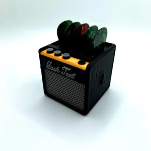 Amplifier Guitar Pick Holder, Plectrum Holder, Gift for Musicians, Display, Storage, Jazz Pick, Bass Pick
