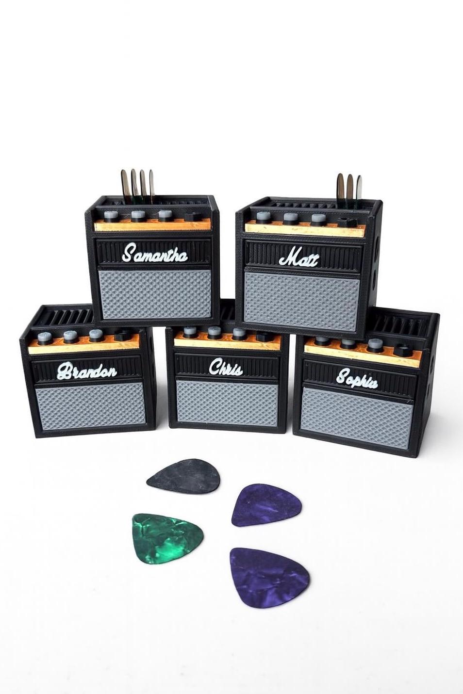 Guitar pick holder amp - Etsy 日本