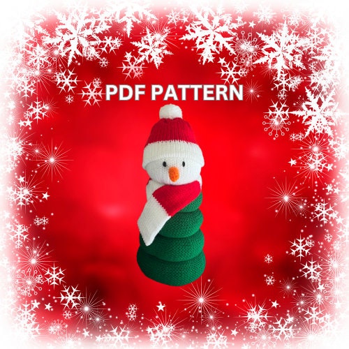 Snowman Circular Knitting Machine Pattern, 22 Pin Digital Knitting Machine,  Sentro Addi Pattern 