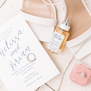 Luxury Letterpress Wedding Invitations Custom Hand Written Wedding Invitations Whimsical Letterpress Wedding Calligraphy Invitation Suite