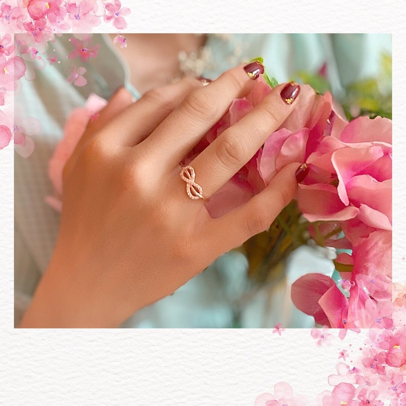 Rose Gold Infinity Ring