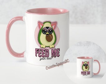 Avocado Furby funny mug