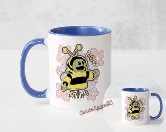 Blue Bee mine bumble bee Nanalan mug