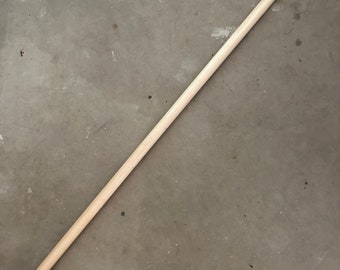 Handmade Hardwood Jo Staff - 48 inches - Hard Maple