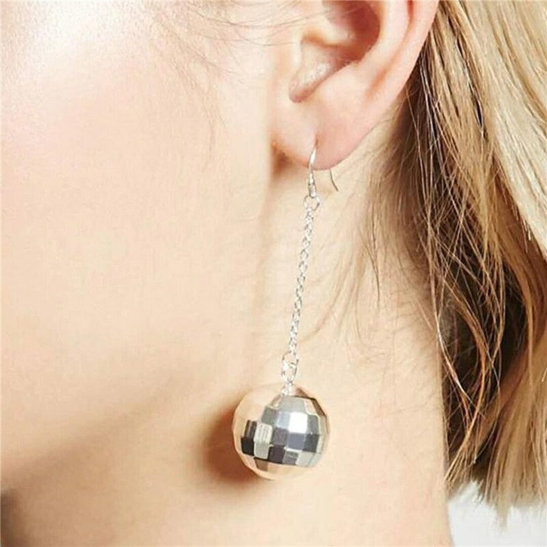 TS Inspired mirrorball Disco Ball Earrings TS Etsy Canada