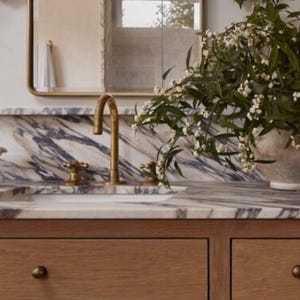 Grifo de baño de latón sin lacar de 3 orificios, grifo de montaje en encimera, lavabo de 3 orificios, grifo de baño de latón, grifo de baño, grifo de tocador