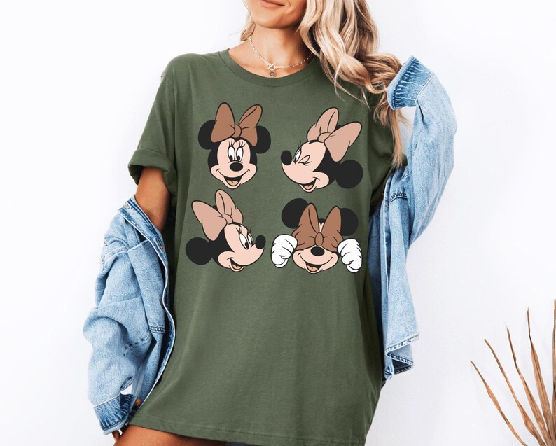 Disney Minnie Sweatshirt, Minnie Mouse Mom and Daughter Matching Sweatshirt, Girl Trip Shirt, Disneyland Besties Trip Shirt, Minnie Shirt image 4