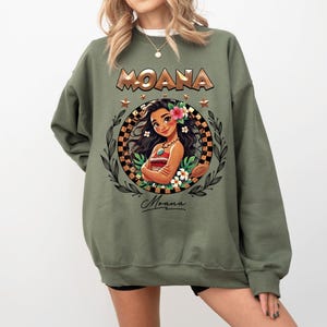 Disney Moana Sweathirts, Disney Moana Trip Shirt, Moana Disney World Shirt, Moana Birthday Shirt, Princess Moana Sweatshirt, Cute Princess