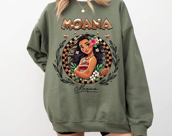 Disney Moana Sweathirts, Disney Moana Trip Shirt, Moana Disney World Shirt, Moana Birthday Shirt, Princess Moana Sweatshirt, Cute Princess