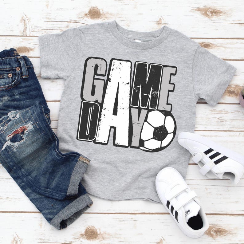 Game Day Shirt, Sports Parent Shirt, Soccer Mom Shirt, Soccer Boy Shirt, Cute Mom Shirt, Sports for Kids shirt, Game Day Vibes, Soccer Mom image 1