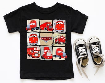 Disney Cars Mack Toddler Shirt, Lightening McQueen Shirt, Kids Disney Shirt, Cars McQueen Shirt Mack Shirt, Disney Cars Sweatshirt