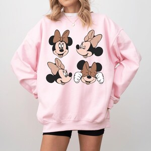Disney Minnie Sweatshirt, Minnie Mouse Mom and Daughter Matching Sweatshirt, Girl Trip Shirt, Disneyland Besties Trip Shirt, Minnie Shirt image 5