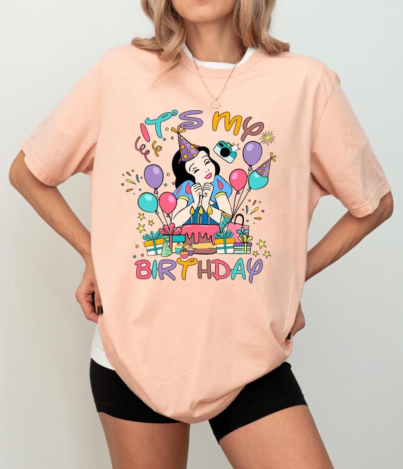 Snow White Princess Birthday Girl Shirt, Disney Snow White Toddler Sweatshirt, Disneyland Snow White Kids Shirt, Disney Girls Birthday Trip image 4