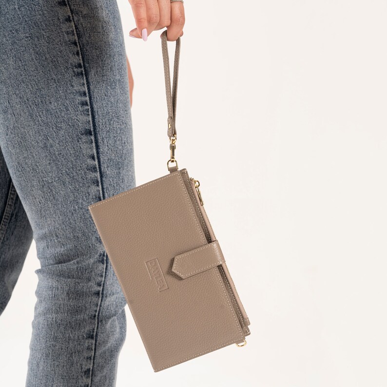 Genuine Leather Crossbody Passport Bag for Women RFID Etsy