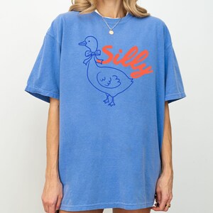 Comfort Colors® Silly Goose Shirt, Funny Goose Tee, Comfort Colors Cute Animal Shirt, Funny Graphic Tee, Trendy Aesthetic Shirt, Gift Idea image 5
