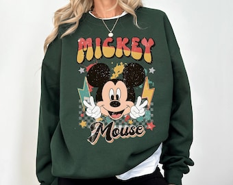 Retro Mickey Sweatshirt, Mickey Lover Sweatshirt, Disney Mickey Vacation Shirt, Disneyland Mickey Shirt, Retro Mickey Mouse Shirt