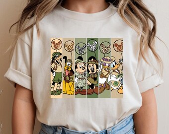 Mickey and Friends Safari Shirts, Disney Animal Kingdom T-Shirt, Mickey Safari Sweatshirt, Hakuna Matata Shirt, Family Safari Sweatshirts