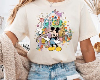 Disney Epcot Shirt, Epcot  Mickey and Friends Shirt, Disney Shirt, Mickey And Friends Disney Trip Shirt, Disney Trip Matching Sweatshirt