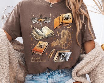 Comfort Colors® Basgiath War College Shirt, Bookish Shirt, Xaden Riorson, Fourth Wing Shirt, Dragon Rider Shirt, Gift For Readers Shirt