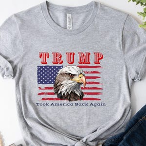 Trump Took America Back Again PNG, Downloadable PNG File, 47th President Donald Trump Png, Make America Great Again Png