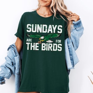 Philadelphia Football Sweatshirt, Philadelphia Hoodie and Sweatshirt, Philadelphia Fan Shirt, Sundays are for the Birds Sweatshirt image 4