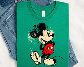 Retro Mickey Mouse Shirt, Vintage Mickey Sweatshirt, Disney Vacation Shirt, Disneyland Mickey Shirt, Magic Kingdom Shirt, Classic Mickey Tee