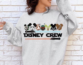 Star Wars Disney Crew Sweatshirt, Disney Family Trip Shirt, Star Wars Shirt, Disney Star Wars Lover Sweater and Hoodie, Disney Galaxy Shirt