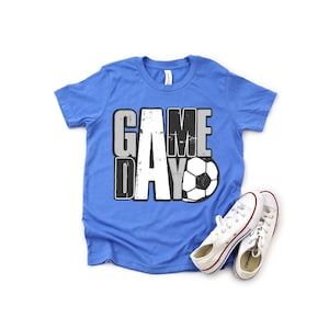 Game Day Shirt, Sports Parent Shirt, Soccer Mom Shirt, Soccer Boy Shirt, Cute Mom Shirt, Sports for Kids shirt, Game Day Vibes, Soccer Mom image 4