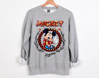 Disney Mickey Minnie Sweatshirt, Mickey Sweatshirt for Boy, Minnie Mouse XOXO Sweatshirt, Disney Family Vacation Shirt, Disney Kids Sweater