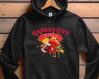 The Champion Kansas City Sweatshirt, Trendy Kansas City Fan Sweater, Champion KC Football Crewneck, Kansas City Fan Tshirt and Hoodie