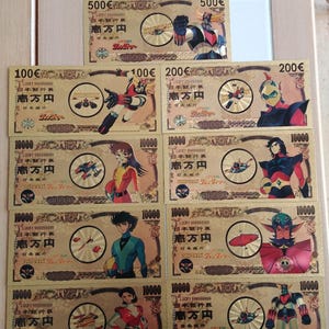 Lot Ticket Goldorak Collector card UFO Grendizer card