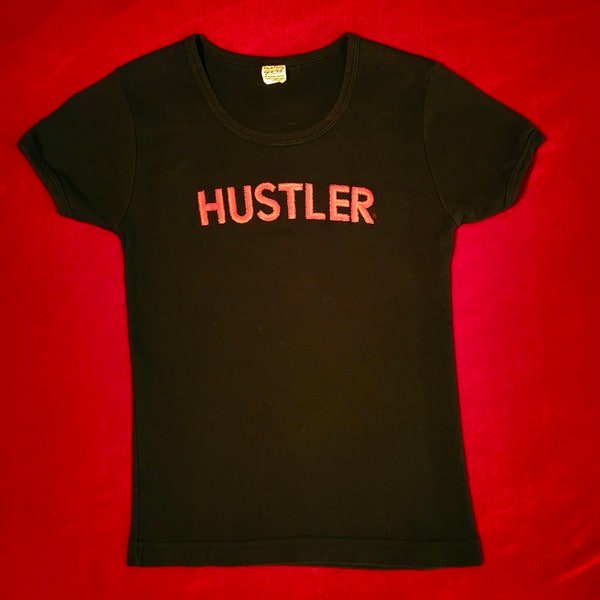 Auténtica camiseta vintage Hustler de los años 80