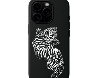 Fierce Tiger Phone Case – Wild Cat Jungle Print Cover, Big Cat Aesthetic, Exotic Animal Wildlife Gift for Nature Lovers
