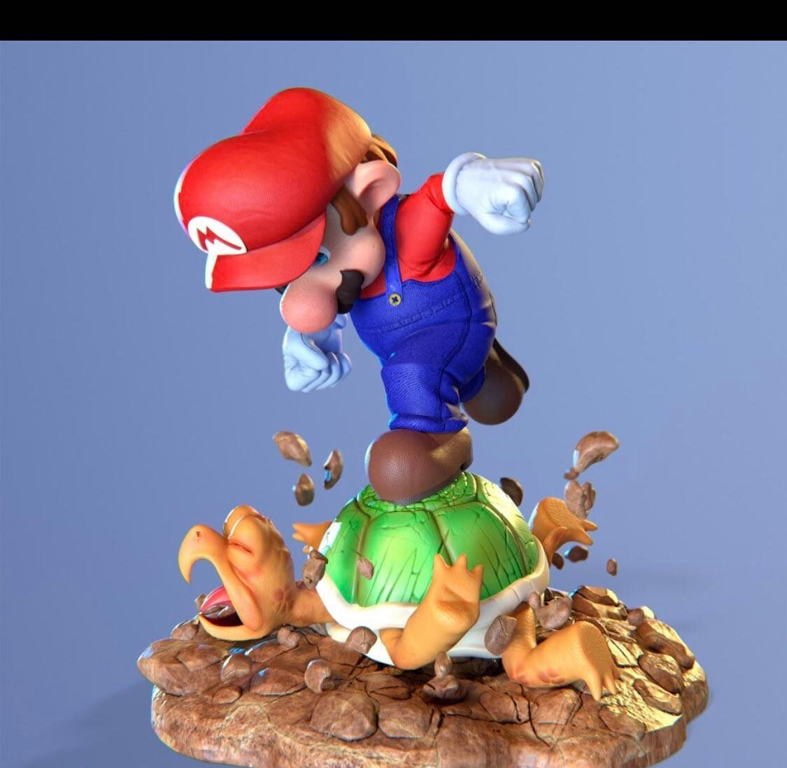 Nintendo Super Mario Bros Diorama Statue ‹ 3D Spartan Shop