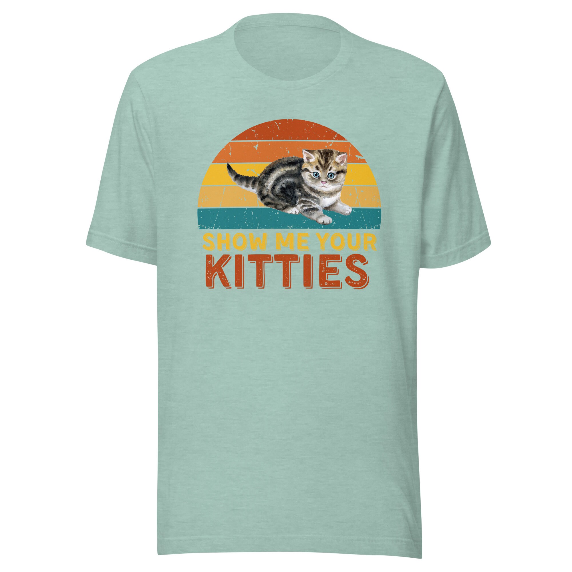 Cat Tshirt for Cat Lover Tshirt Cat Owner Gift for Cat Mom Shirt Retro