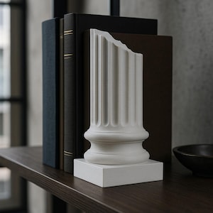 Support de livres en forme de colonne romaine, serre-livres, décoration d'étagère pour lecteurs