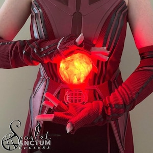 Neopixel Fireball (Scarlet Witch inspired)