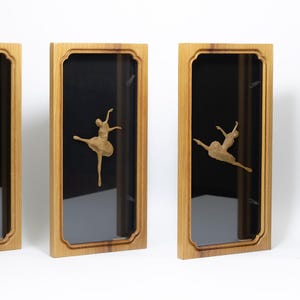Home decor wall art bedroom, Decor, Figurine, Wall Art, Wood Art, Wooden ballerina, wooden frame, Woodcarving Handmade Art, Wall Room Design